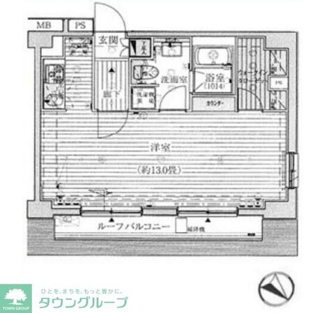 プレール・ドゥーク高輪の物件間取画像